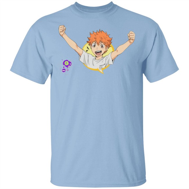 Anime Haikyuu T-Shirt Japanese comic Shoyo Hinata White T Shirt clothing plus size Anime Haikyuu T-Shirt Japanese comic Shoyo Hinata White T Shirt clothing plus size