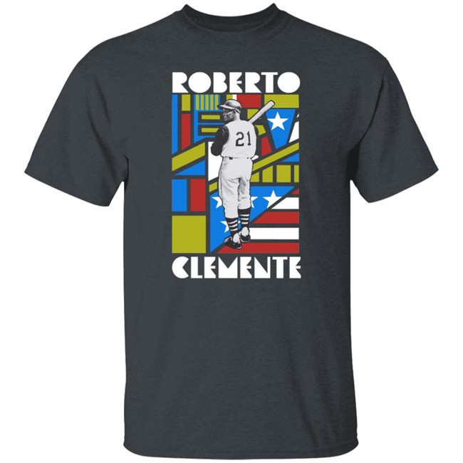 NHM - Roberto Clemente Heritage Roots Of Fight Merch Roberto Clemente Shir NHM - Roberto Clemente Heritage Roots Of Fight Merch Roberto Clemente Shir