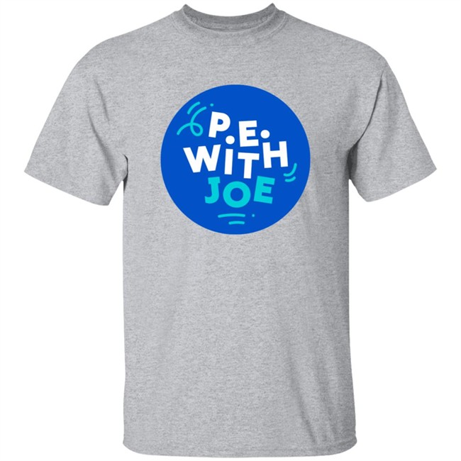 Joe Wicks T Shirts Pe With Joe T Shirts P.E With Joe Large Badge Tee Joe Wicks T Shirts Pe With Joe T Shirts P.E With Joe Large Badge Tee