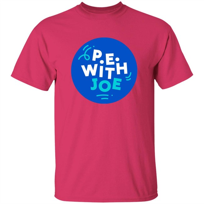 Joe Wicks T Shirts Pe With Joe T Shirts P.E With Joe Large Badge Tee Joe Wicks T Shirts Pe With Joe T Shirts P.E With Joe Large Badge Tee
