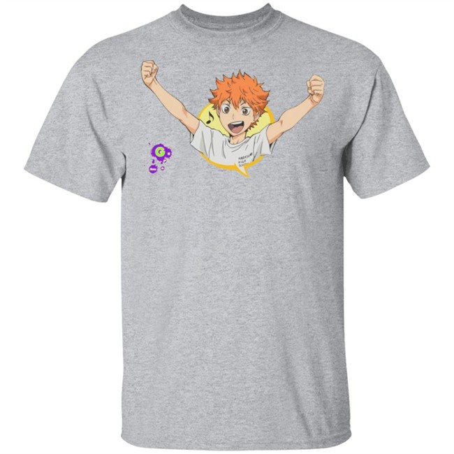 Anime Haikyuu T-Shirt Japanese comic Shoyo Hinata White T Shirt clothing plus size Anime Haikyuu T-Shirt Japanese comic Shoyo Hinata White T Shirt clothing plus size