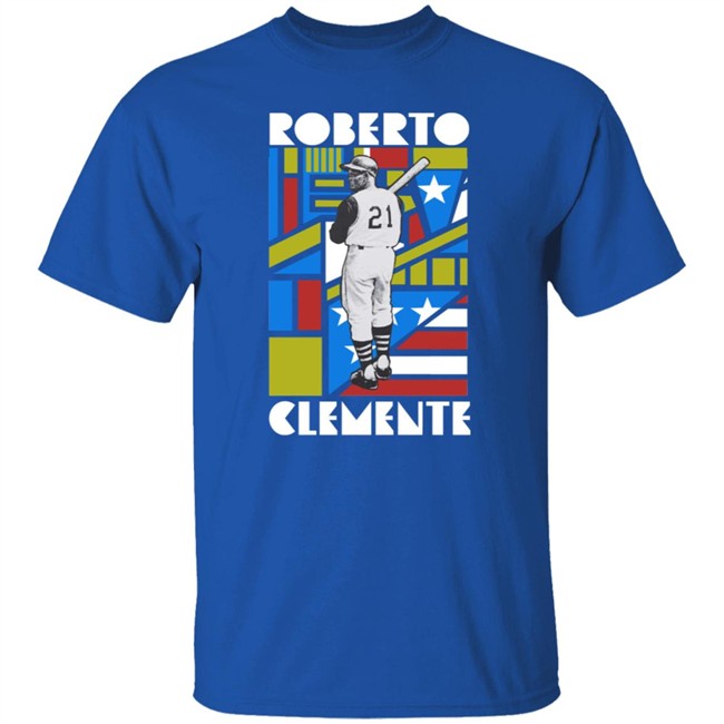 NHM - Roberto Clemente Heritage Roots Of Fight Merch Roberto Clemente Shir NHM - Roberto Clemente Heritage Roots Of Fight Merch Roberto Clemente Shir