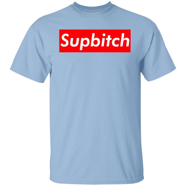 Supbitch Parody Logo Shirt Hoodie for men and women clothing white t shirts