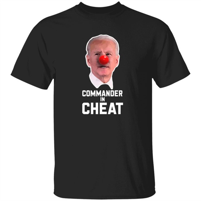 Joe Biden Commander in Cheat Tee Shirt
