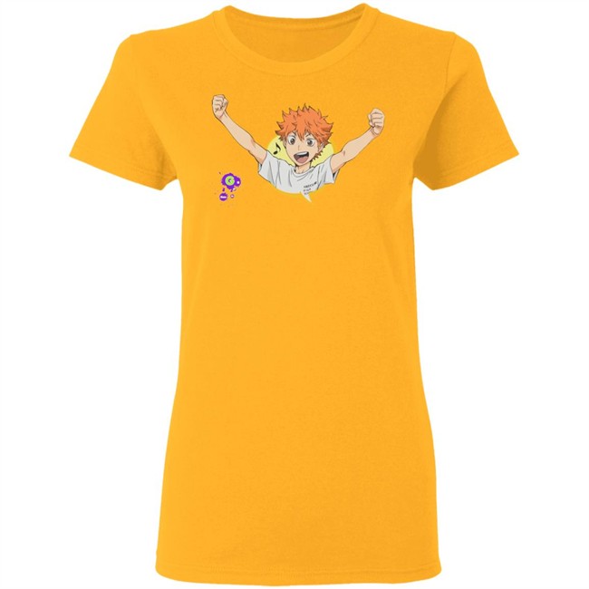 Anime Haikyuu T-Shirt Japanese comic Shoyo Hinata White T Shirt clothing plus size Anime Haikyuu T-Shirt Japanese comic Shoyo Hinata White T Shirt clothing plus size