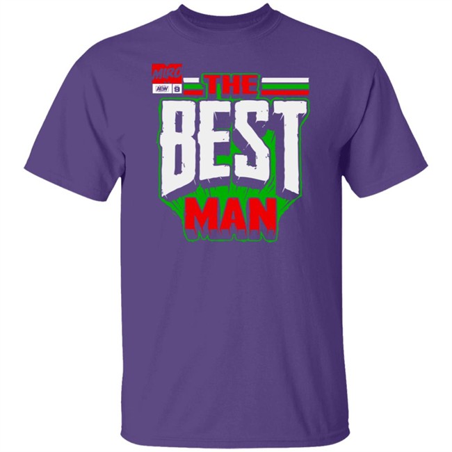 Shopaew All Elite Wrestling Miro - The Best Man Shirt Shopaew All Elite Wrestling Miro - The Best Man Shirt