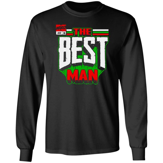 Shopaew All Elite Wrestling Miro - The Best Man Shirt Shopaew All Elite Wrestling Miro - The Best Man Shirt