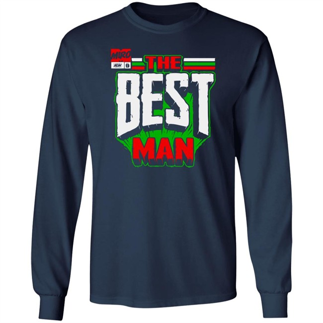 Shopaew All Elite Wrestling Miro - The Best Man Shirt Shopaew All Elite Wrestling Miro - The Best Man Shirt