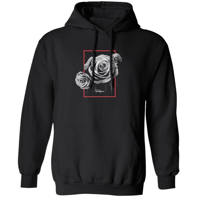 Valkyrae Merch White Rose Drip Tee Valkyrae Merch White Rose Drip Tee