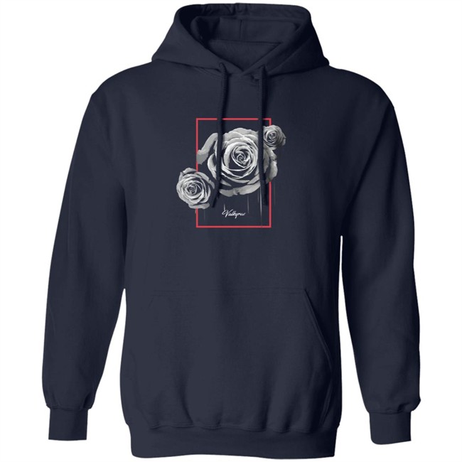 Valkyrae Merch White Rose Drip Tee Valkyrae Merch White Rose Drip Tee