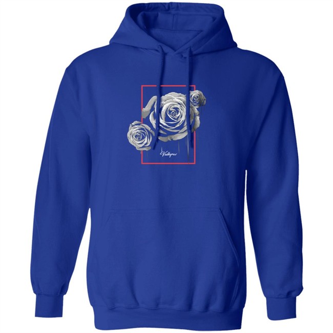 Valkyrae Merch White Rose Drip Tee Valkyrae Merch White Rose Drip Tee