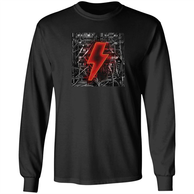 ACDC Merch Bolt N' Wires Black T Shirt ACDC Merch Bolt N' Wires Black T Shirt