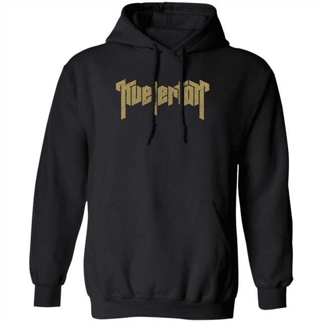 Kvelertak Gold Logo Pullover Hoodie Kingsroadmerch Kvelertak Hooded Sweatshirt Gold Logo Pullover Hoodie Sweatshirt