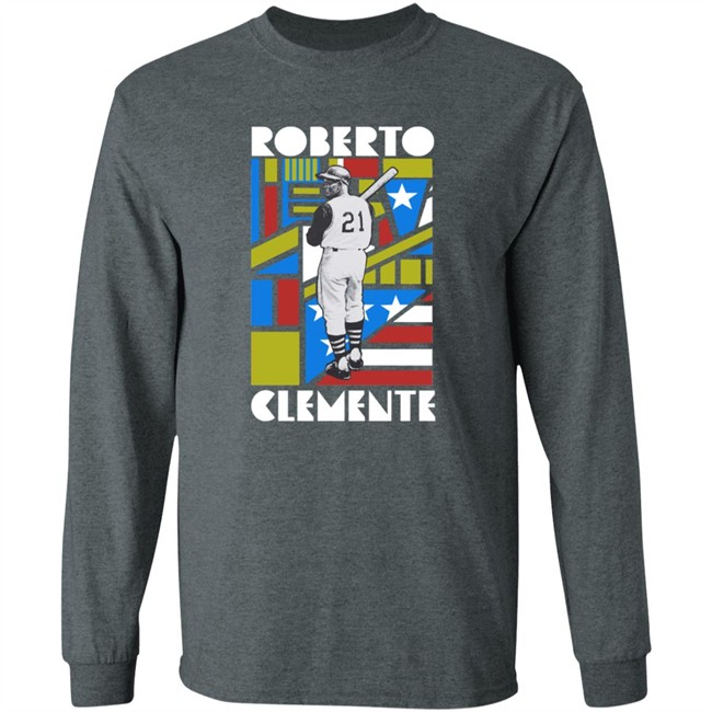 NHM - Roberto Clemente Heritage Roots Of Fight Merch Roberto Clemente Shir NHM - Roberto Clemente Heritage Roots Of Fight Merch Roberto Clemente Shir