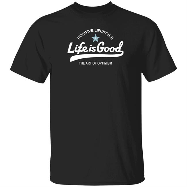 Ballyard Positive Lifestyle Textured Slub Life Is Good Shirt ife Is Good T Shirts Ballyard Positive Lifestyle Textured Slub Shirt