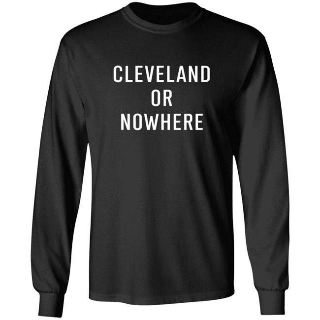LEBRON JAME CLEVELAND OR NOW HERE TEE SHIRT LEBRON JAME CLEVELAND OR NOW HERE TEE SHIRT