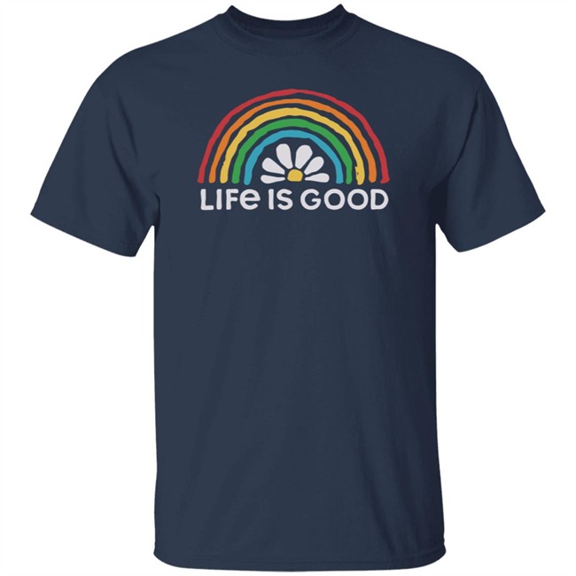 Daisy Rainbow Life Is Good Shirt Life Is Good T Shirts Daisy Rainbow Shirt
