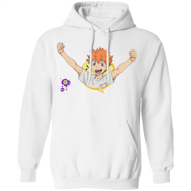 Anime Haikyuu T-Shirt Japanese comic Shoyo Hinata White T Shirt clothing plus size Anime Haikyuu T-Shirt Japanese comic Shoyo Hinata White T Shirt clothing plus size