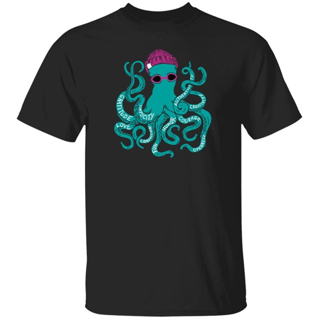 Superpower Octopus Life Is Good Shirt Life Is Good T Shirts Superpower Octopus Shirt