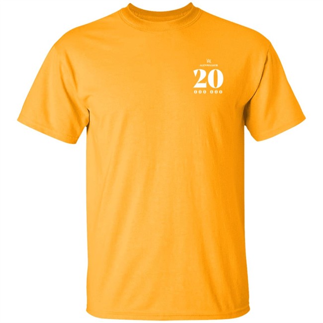 Alen Walker Merch 20 Million Edition Tee Shirt Alen Walker Merch 20 Million Edition Tee Shirt