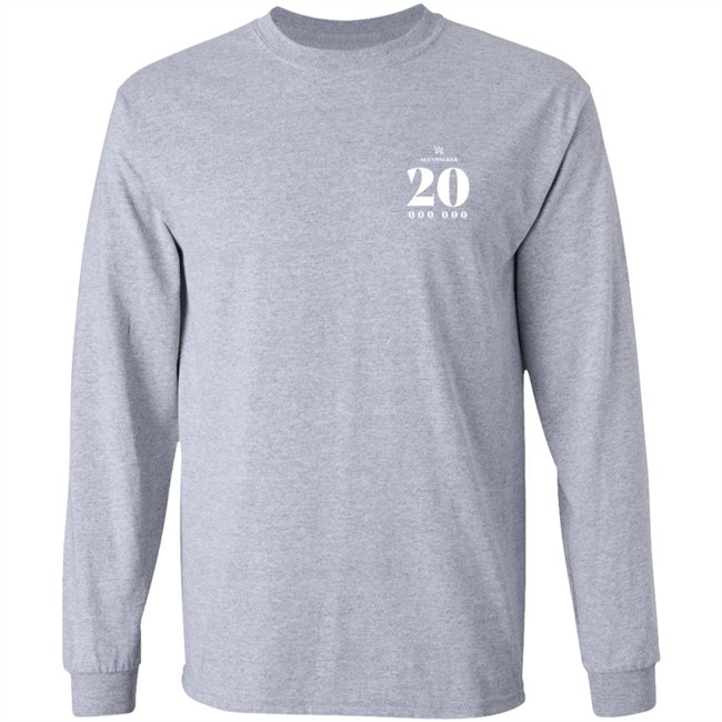 Alen Walker Merch 20 Million Edition Tee Shirt Alen Walker Merch 20 Million Edition Tee Shirt