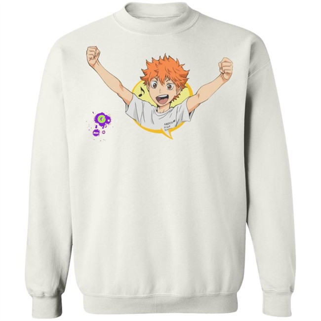 Anime Haikyuu T-Shirt Japanese comic Shoyo Hinata White T Shirt clothing plus size Anime Haikyuu T-Shirt Japanese comic Shoyo Hinata White T Shirt clothing plus size