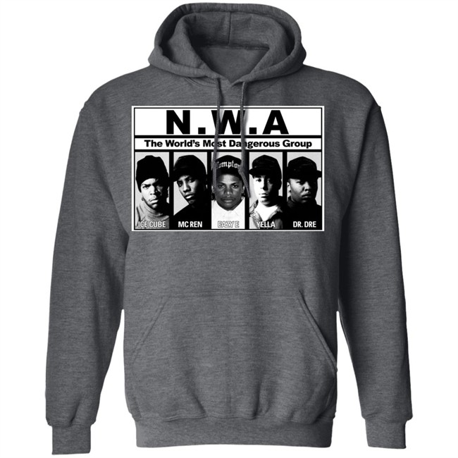 NWA T Shirt NWA The World's Most Dangerous Group ICE CURE MC REN EAZY E YELLA DR. DRE Black Shirts NWA T Shirt NWA The World's Most Dangerous Group ICE CURE MC REN EAZY E YELLA DR. DRE Black Shirts