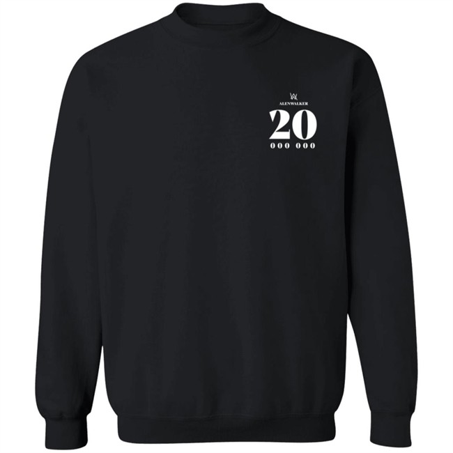 Alen Walker Merch 20 Million Edition Tee Shirt Alen Walker Merch 20 Million Edition Tee Shirt