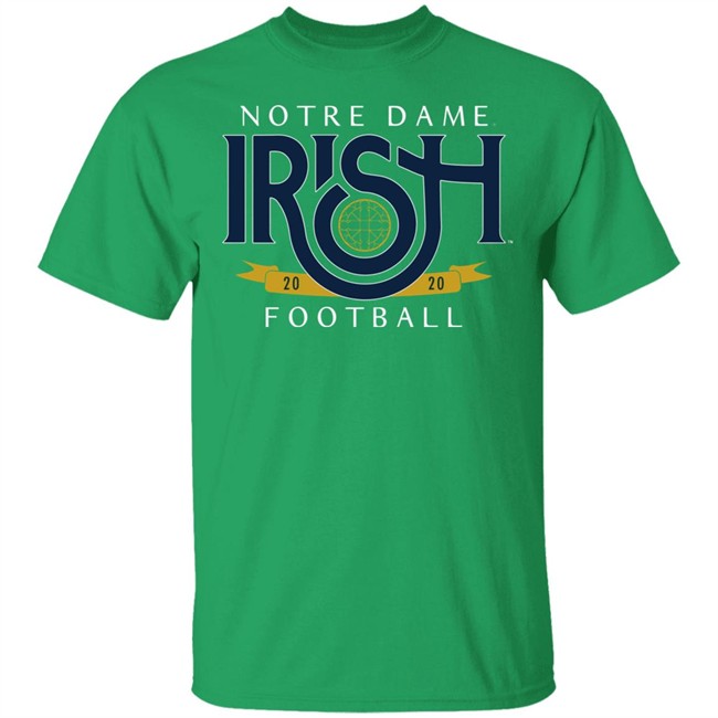 Notre Dame Irish Football 2020 Game Green Shirt With Unshakable Spirit We Live Out Our Legacy