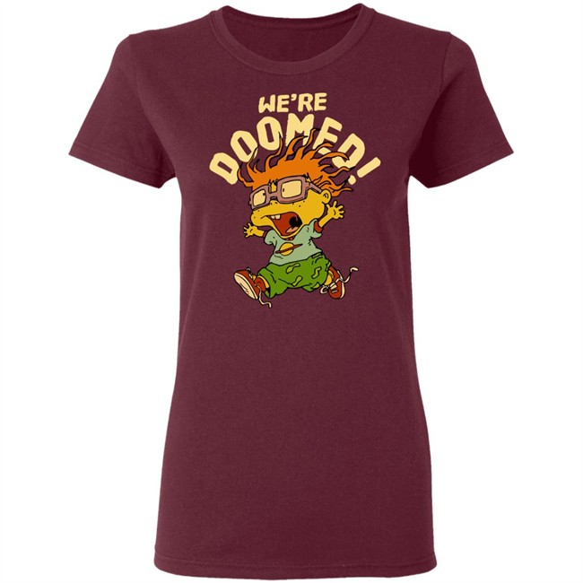 Chuckie Rugrats We're Doomed Cartoon Shirt Finstet Chuckie Rugrats We're Doomed Cartoon Shirt Finstet