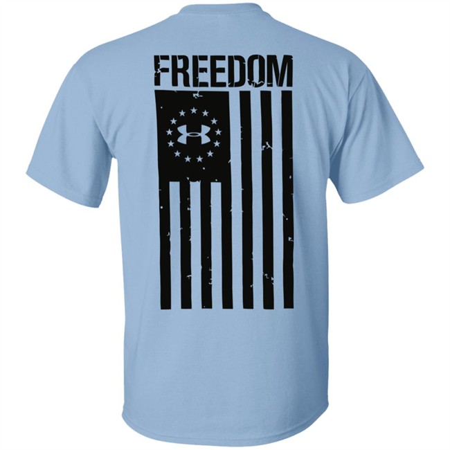 US NWT Under Armour Freedom Flag White Shirt NWT US NWT Under Armour Freedom Flag White Shirt NWT