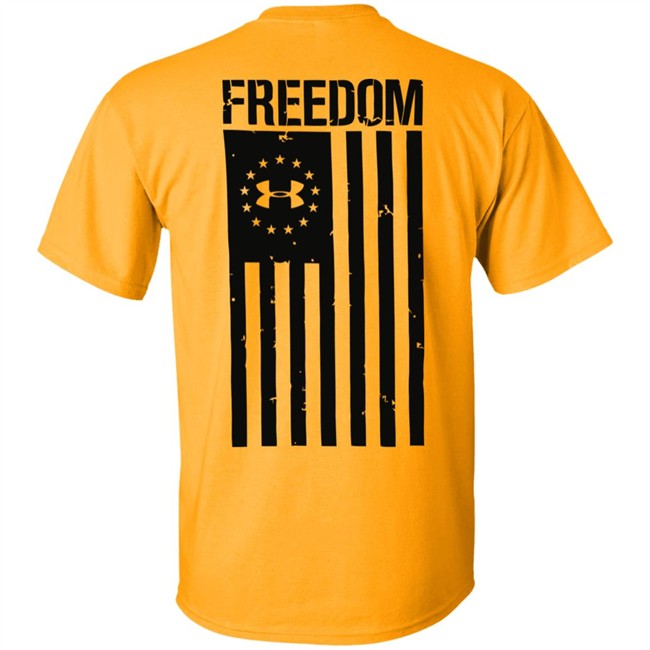 US NWT Under Armour Freedom Flag White Shirt NWT US NWT Under Armour Freedom Flag White Shirt NWT