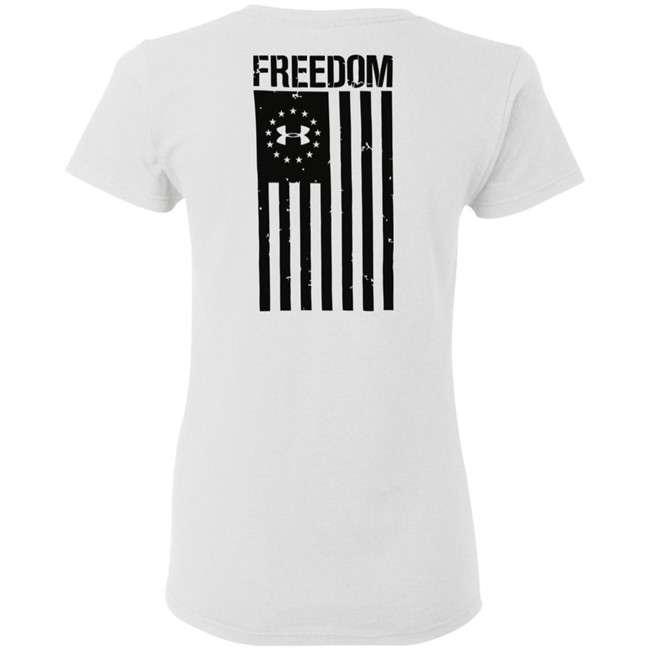 US NWT Under Armour Freedom Flag White Shirt NWT US NWT Under Armour Freedom Flag White Shirt NWT