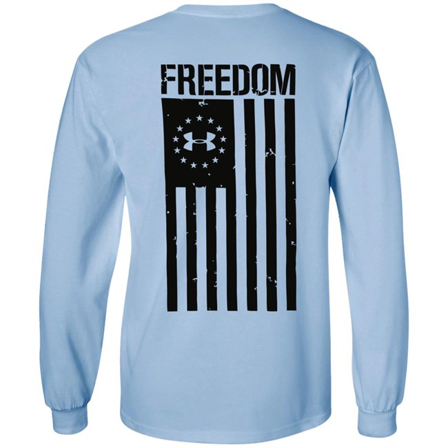 US NWT Under Armour Freedom Flag White Shirt NWT US NWT Under Armour Freedom Flag White Shirt NWT