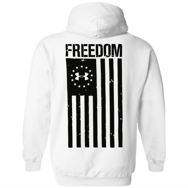 US NWT Under Armour Freedom Flag White Shirt NWT US NWT Under Armour Freedom Flag White Shirt NWT