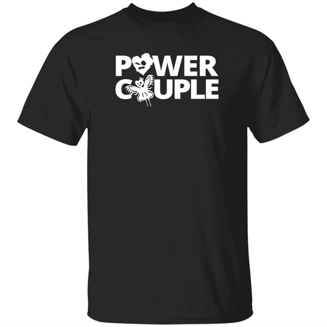 WWE Merch Johnny Gargano Candice LeRae Power Couple T Shirt WWE Merch Johnny Gargano Candice LeRae Power Couple T Shirt