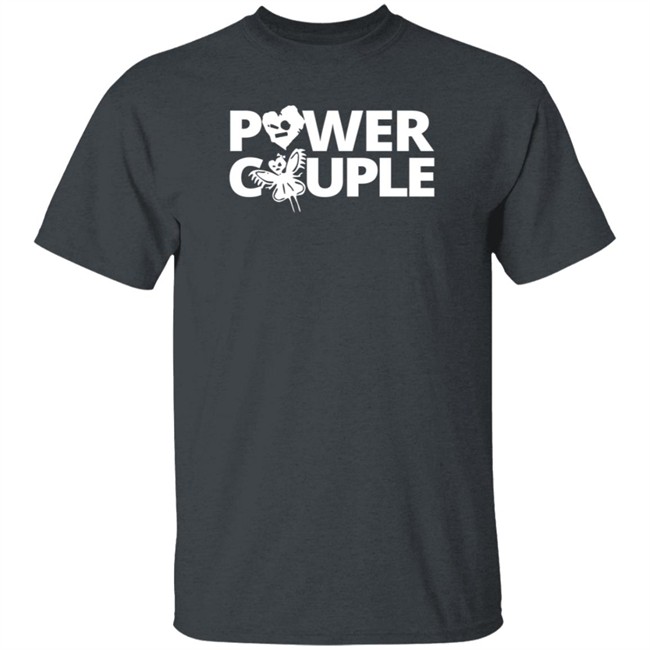 WWE Merch Johnny Gargano Candice LeRae Power Couple T Shirt WWE Merch Johnny Gargano Candice LeRae Power Couple T Shirt