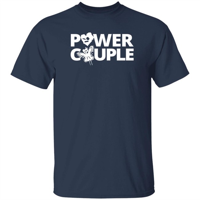 WWE Merch Johnny Gargano Candice LeRae Power Couple T Shirt WWE Merch Johnny Gargano Candice LeRae Power Couple T Shirt