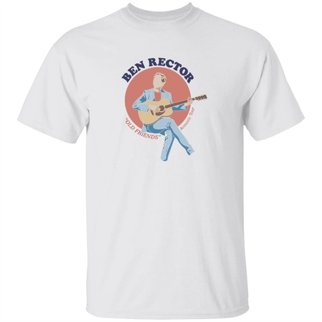 Ben Rector Merch Old Friends Acoustic Tour Guitar Tee Ben Rector Merch Old Friends Acoustic Tour Guitar Shirt Old Friends Acoustic Tour Guitar Ben Rector Merch Shirt