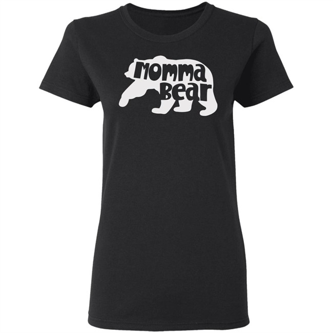 Women Mama Bear Shirt Graphic Tee Black Shirts Women Mama Bear Shirt Graphic Tee Black Shirts