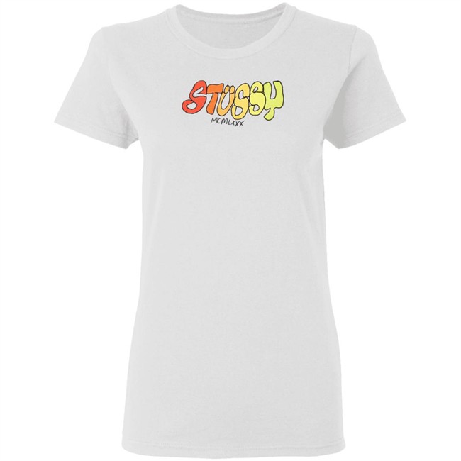 MCMLXXX Stussy White Hoodie Sweatshirt MCMLXXX Stussy White Hoodie Sweatshirt