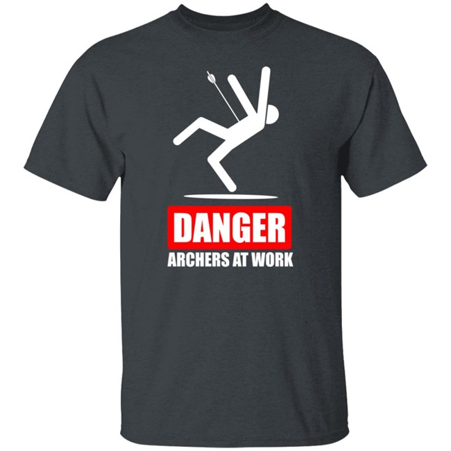 Lancaster Archery Supply Danger Archers At Work Tee Shirt Lancaster Archery Supply Danger Archers At Work Tee Shirt