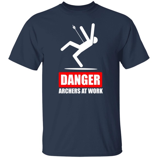 Lancaster Archery Supply Danger Archers At Work Tee Shirt Lancaster Archery Supply Danger Archers At Work Tee Shirt