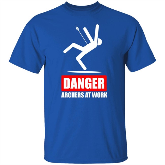 Lancaster Archery Supply Danger Archers At Work Tee Shirt Lancaster Archery Supply Danger Archers At Work Tee Shirt