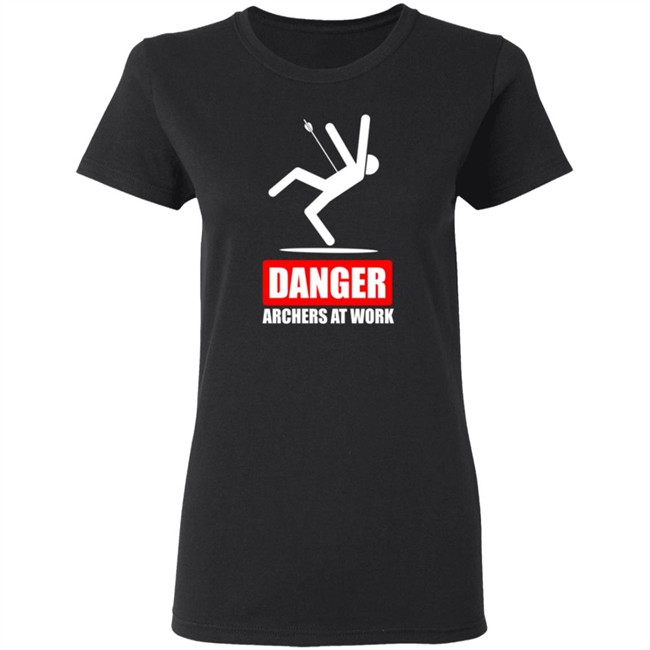 Lancaster Archery Supply Danger Archers At Work Tee Shirt Lancaster Archery Supply Danger Archers At Work Tee Shirt