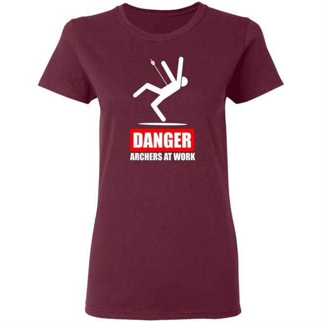 Lancaster Archery Supply Danger Archers At Work Tee Shirt Lancaster Archery Supply Danger Archers At Work Tee Shirt