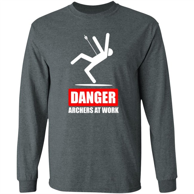Lancaster Archery Supply Danger Archers At Work Tee Shirt Lancaster Archery Supply Danger Archers At Work Tee Shirt