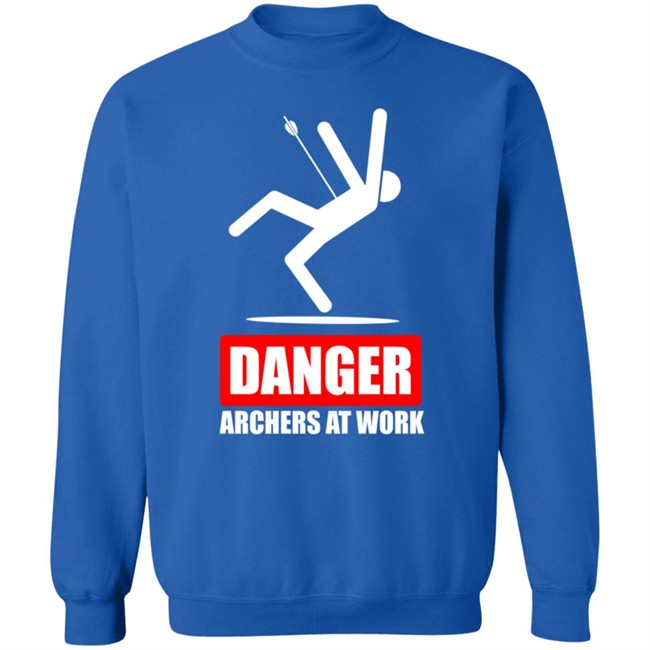 Lancaster Archery Supply Danger Archers At Work Tee Shirt Lancaster Archery Supply Danger Archers At Work Tee Shirt