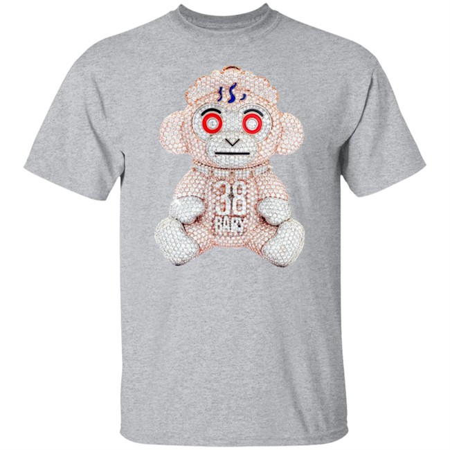 38 Baby Pendant Monkey White Shirt 38 Baby Pendant Monkey White Shirt