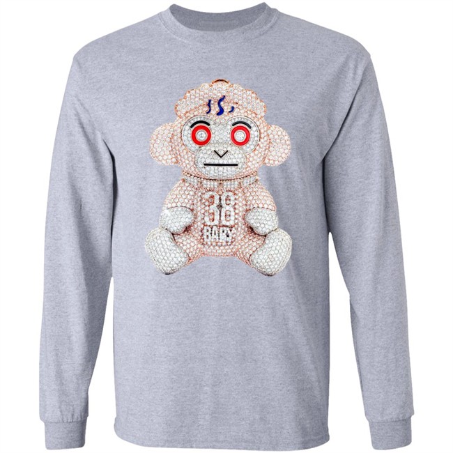 38 Baby Pendant Monkey White Shirt 38 Baby Pendant Monkey White Shirt